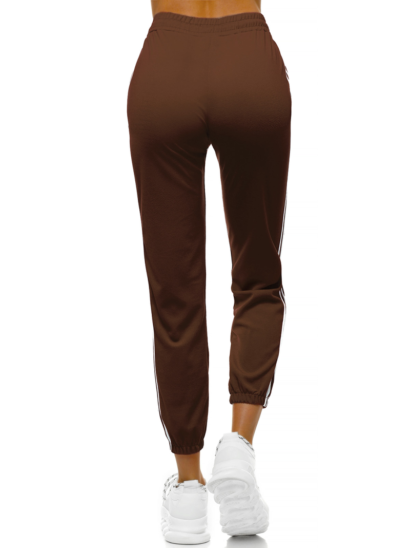 Спортивні штани жіночі Коричневi OZONEE JS/1020/A14