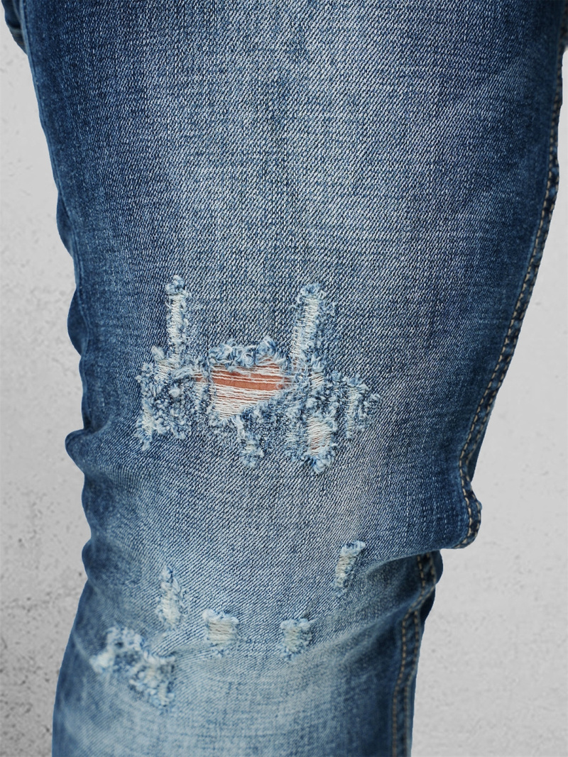 Spodnie jeansowe męskie niebieskie OZONEE NB/MP0005B