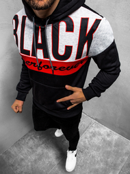 Толстовка чоловіча Чорна OZONEE JS/KS2120Z