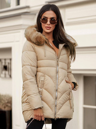 Куртка жіноча Бежева OZONEE JS/5M3257/62