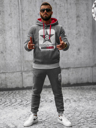 Komplet dresowy męski grafitowy OZONEE JS/8C59/5