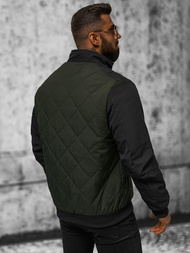 Куртка Чоловіча Темно-Зелена OZONEE JS/84M3022/136