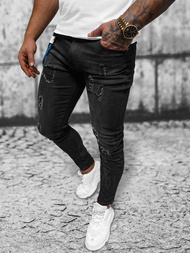 Чоловічі джинси Чорнi OZONEE DR/TF245