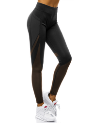 Legginsy damskie czarne OZONEE O/54379