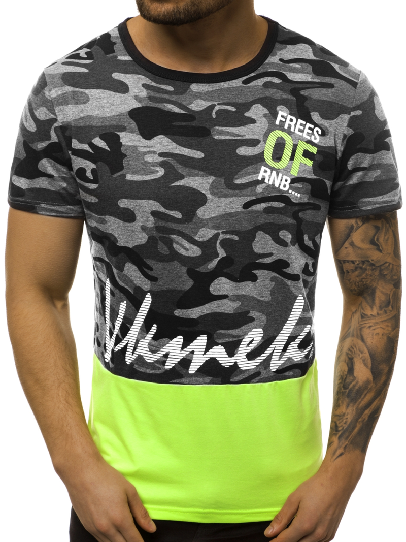 Футболка чоловіча Темно-сірий OZONEE JS/SS10978