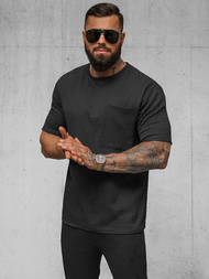 T-shirt męski czarny OZONEE O/Y960T