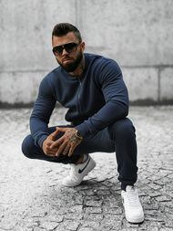 Komplet dresowy męski granatowy OZONEE JS/8C76/25