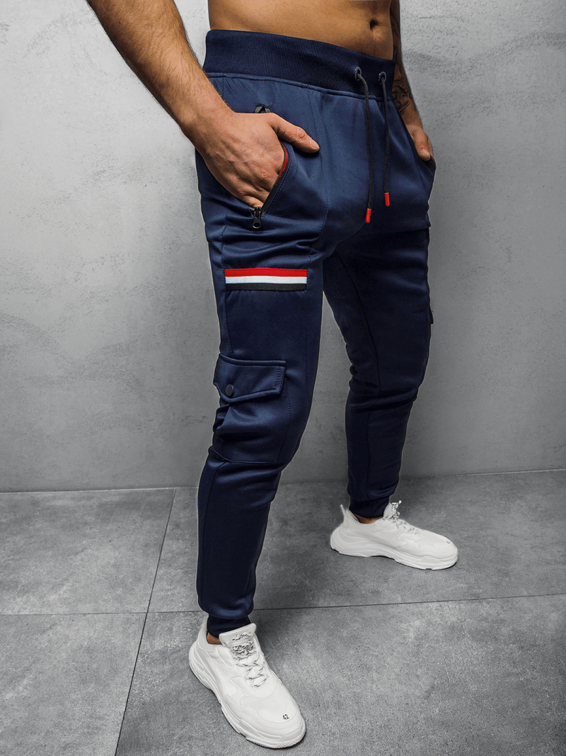 Штани спортивні чоловічі Темно-Синi OZONEE JS/K10278