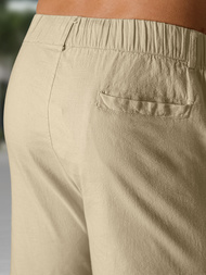 Spodenki męskie bermudy beżowe OZONEE TMK/DC809/5Z