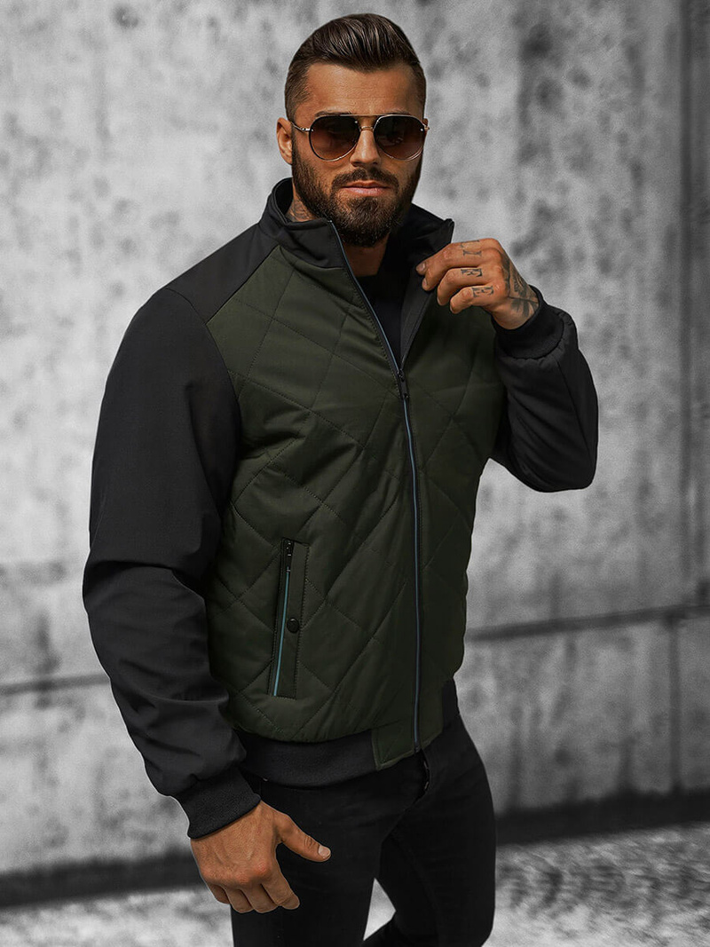 Куртка Чоловіча Темно-Зелена OZONEE JS/84M3022/136