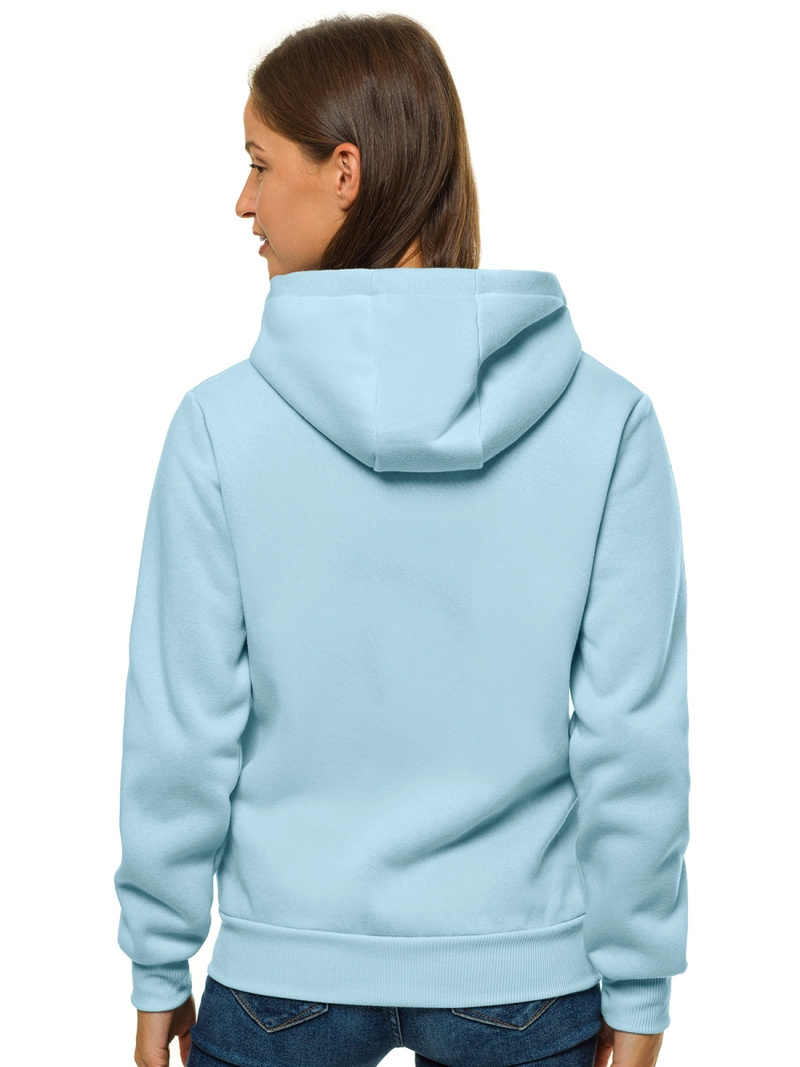 Bluza rozpinana damska jasno-niebieska OZONEE JS/W03/50Z