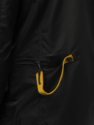 Kurtka przejściowa męska czarna OZONEE O/99237