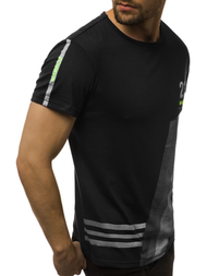 Футболка чоловіча Чорна OZONEE JS/SS10932