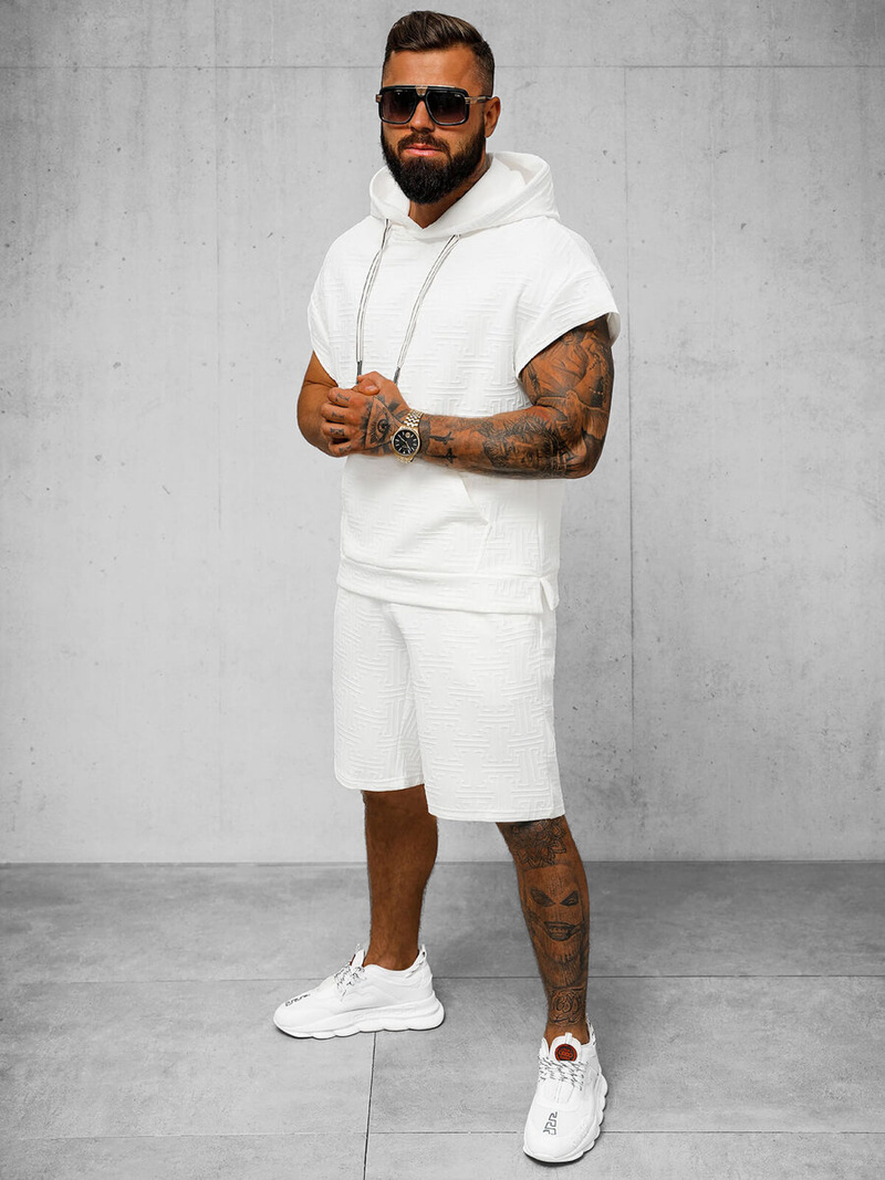 Чоловічий спортивний комплект Бiлий OZONEE O/3C110/1