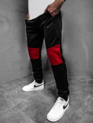 Spodnie dresowe męskie czarne OZONEE JS/JZ11015Z