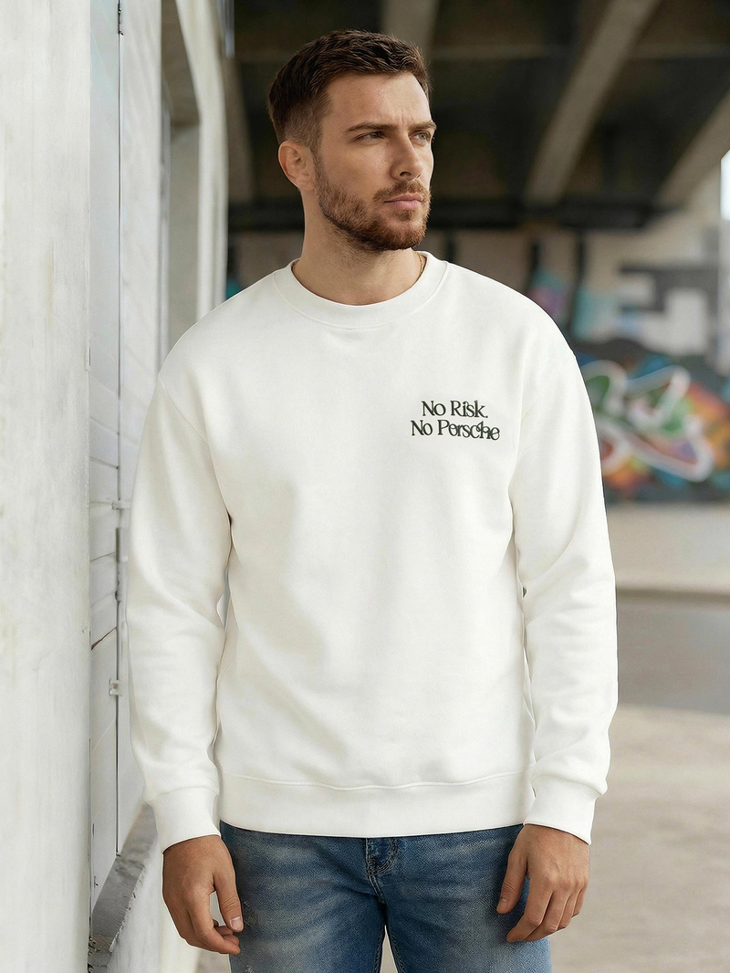 Bluza męska biała OZONEE JS/65B3918/1Z