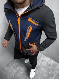 Куртка softshell чоловіча Чорно/Темно-Синiй OZONEE JS/HH022/1A
