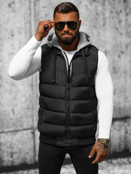 Безрукавка чоловіча чорна OZONEE JS/M751/392Z