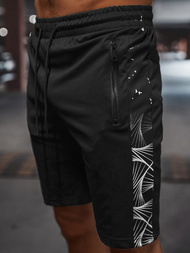 Komplet dresowy męski czarno-srebrny OZONEE O/HM751