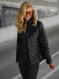 Куртка жіноча чорна OZONEE JS/16M9230/392