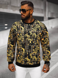 Bluza męska czarna OZONEE O/D7147Z