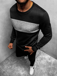 Bluza męska czarno-szara OZONEE JS/2020/2Z