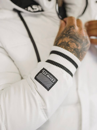 Kurtka męska pikowana biała OZONEE JS/57M7501/281