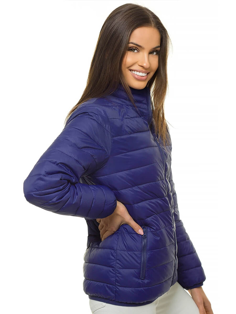 Kurtka przejściowa damska granatowa OZONEE JS/M23037/215