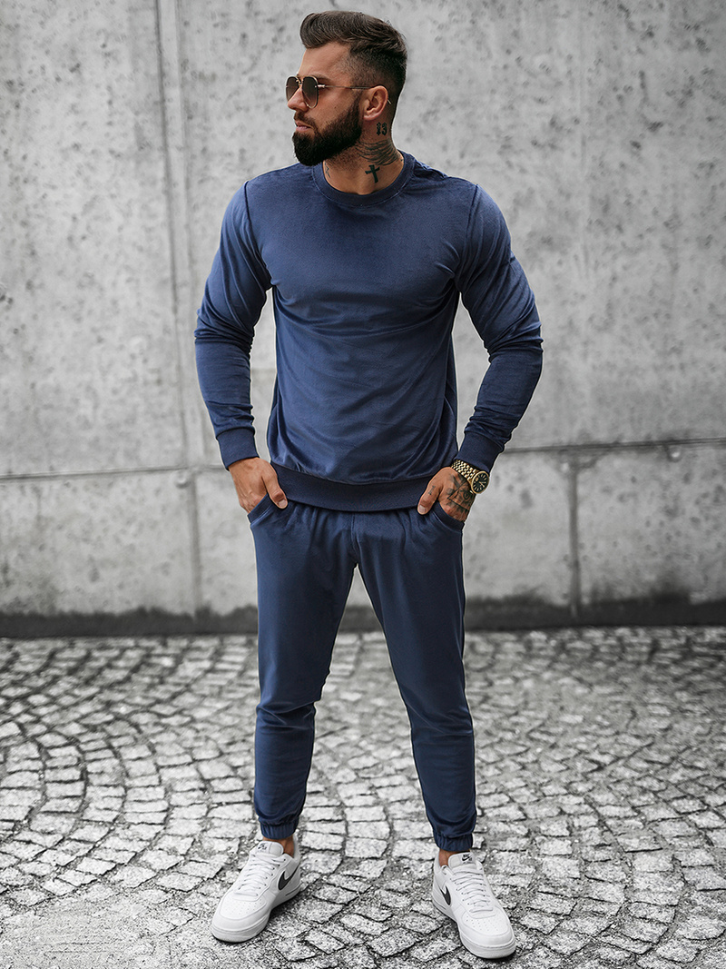 Спортивний костюм чоловічій ультрамариновий OZONEE O/12130Z