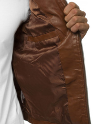 Куртка шкіряна чоловіча Гiрчична OZONEE YD/BF5920107Z