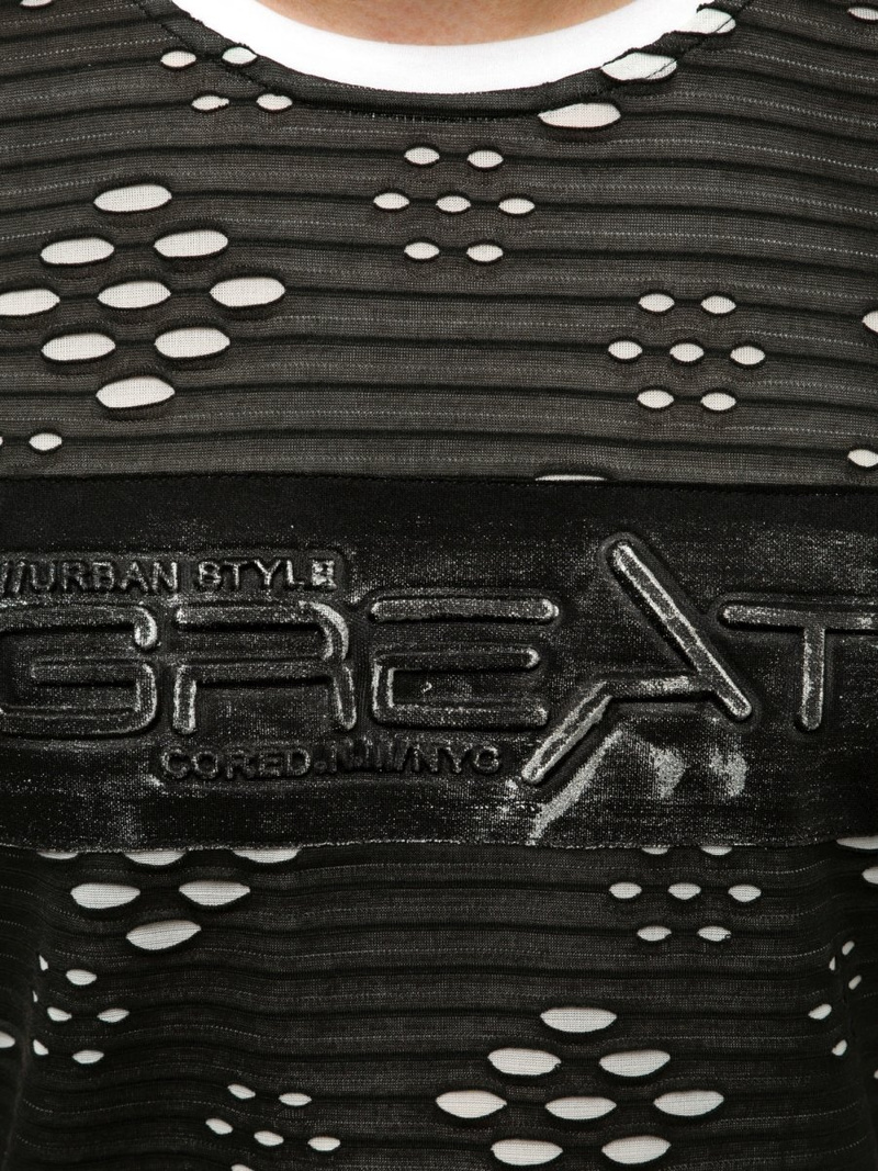 T-Shirt męski biały OZONEE JS/KS2083