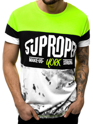 T-Shirt męski zielony OZONEE JS/KS1974