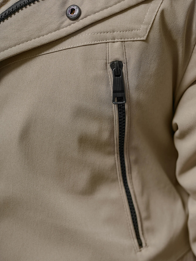 Kurtka zimowa męska beżowa OZONEE JS/22M315/62