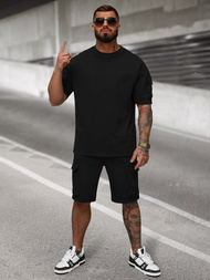 Чоловічий спортивний комплект чорний OZONEE JS/27C6535/3