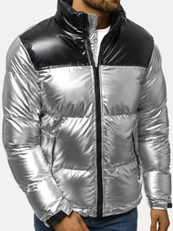 Куртка чоловіча срібло OZONEE JB/JP1188/2