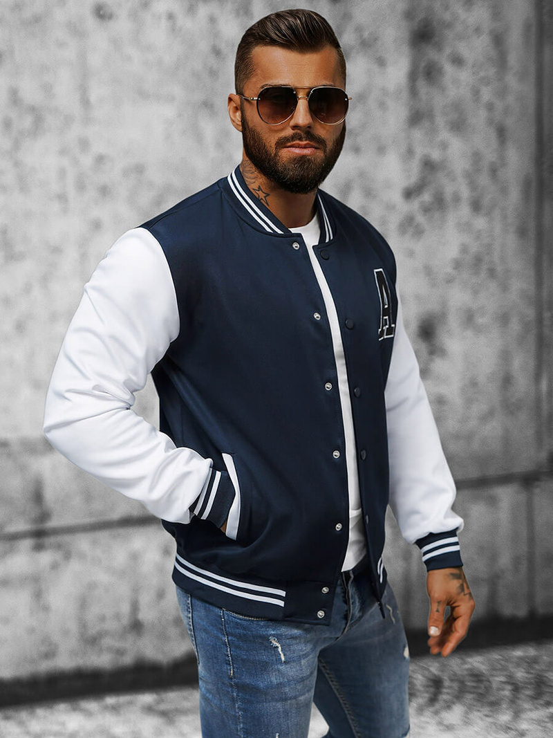 Толстовка чоловіча Темно-Синя OZONEE JS/8B1157/25