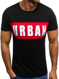 T-Shirt męski czarny OZONEE JS/SS220Z