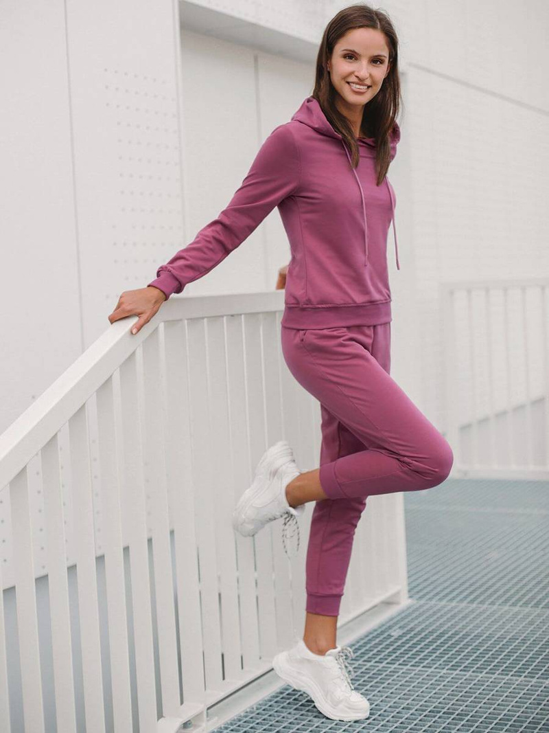 Komplet dresowy dwuczęściowy różowy OZONEE O/MB2036/21