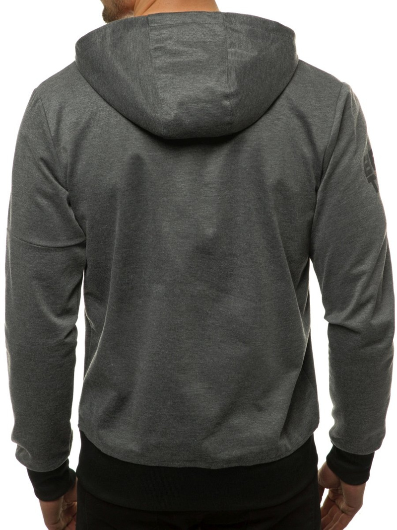 Bluza męska rozpinana grafitowa OZONEE JS/DD20152