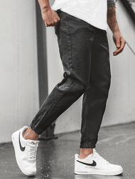 Штани чоловічі джоггери Чорнi OZONEE DP/667