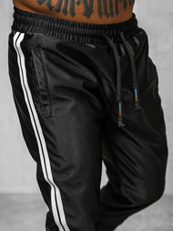 Komplet dresowy męski czarny OZONEE O/3C103/9