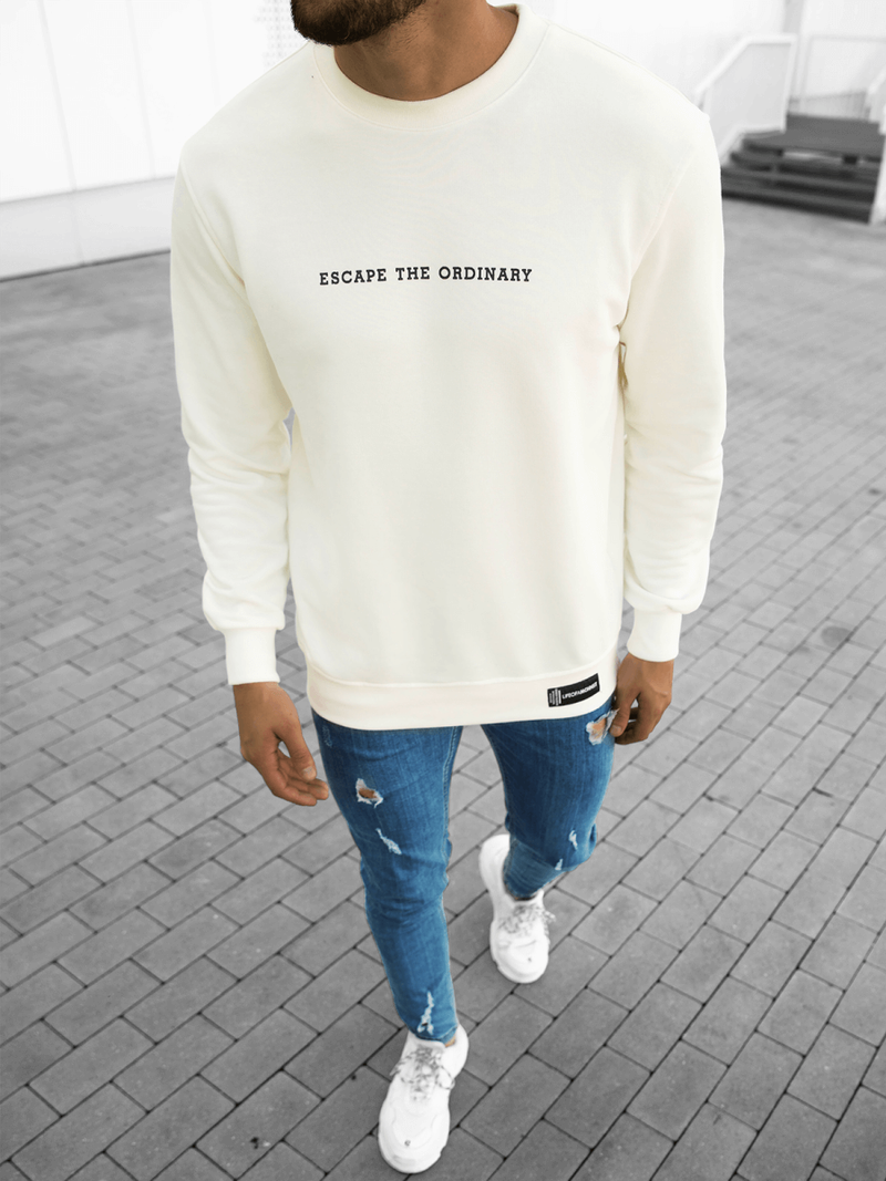 Bluza męska ecru OZONEE MACH/M3277