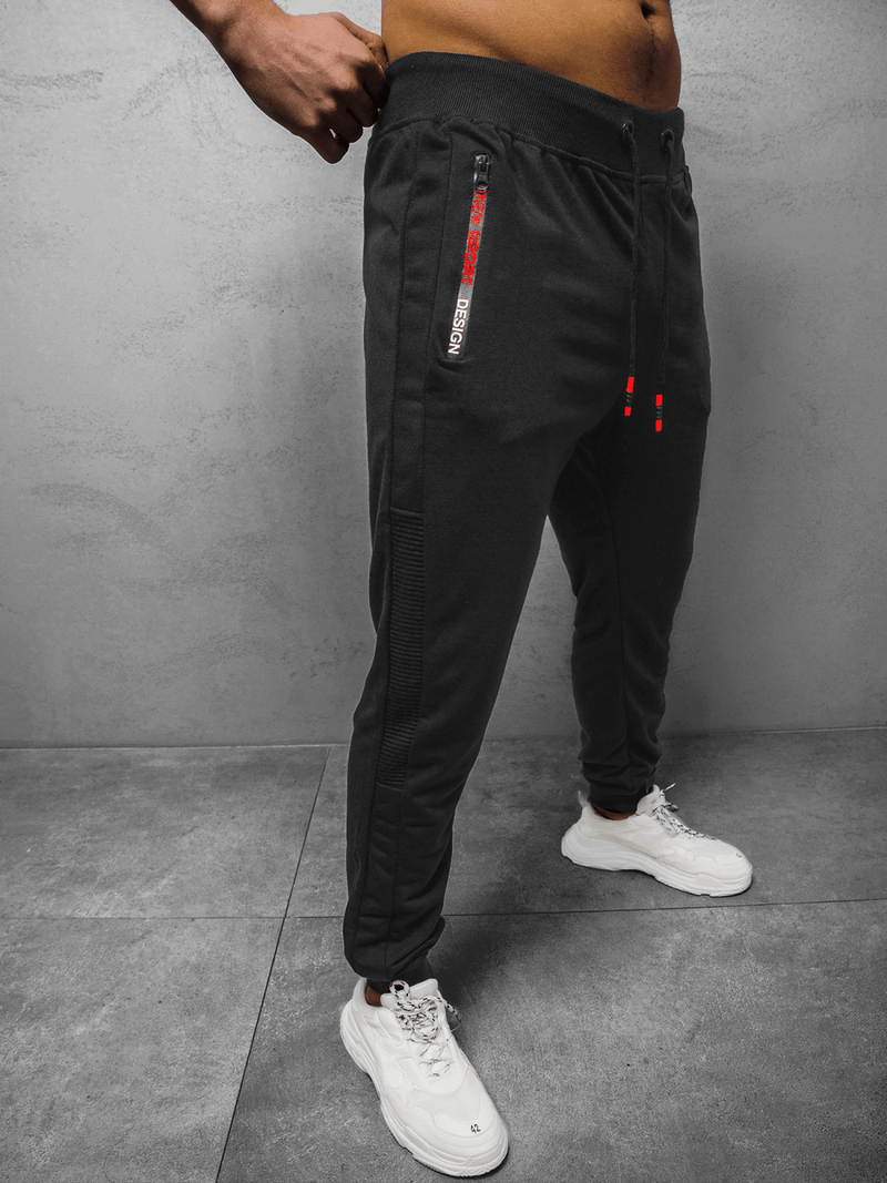 Штани спортивні чоловічі Чорнi OZONEE JS/68K10212