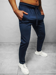 Spodnie dresowe męskie granatowe b/18203022