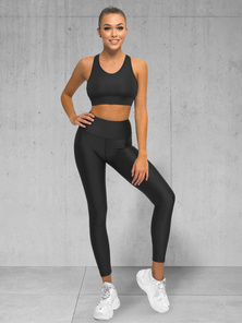Legginsy damskie czarne OZONEE O/XL017/1
