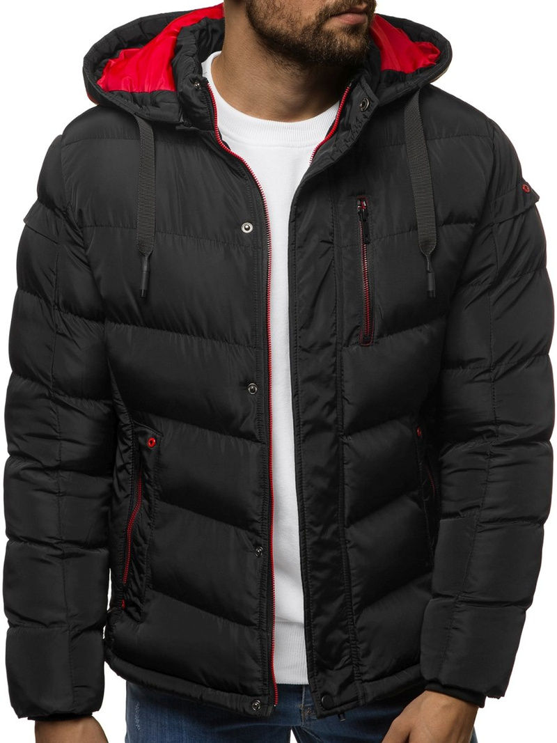 Куртка чоловіча Чорна OZONEE JB/JP1180