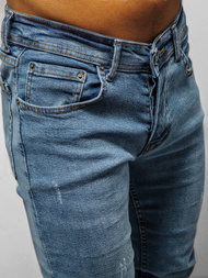 Spodnie jeansowe męskie ciemno-niebieskie OZONEE E/1230SP