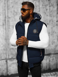 Безрукавка чоловіча tемно-cиня OZONEE JS/84M3028/215