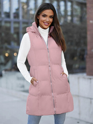 Стьобаний жіночий жилет макіяж OZONEE JS/M721/46Z