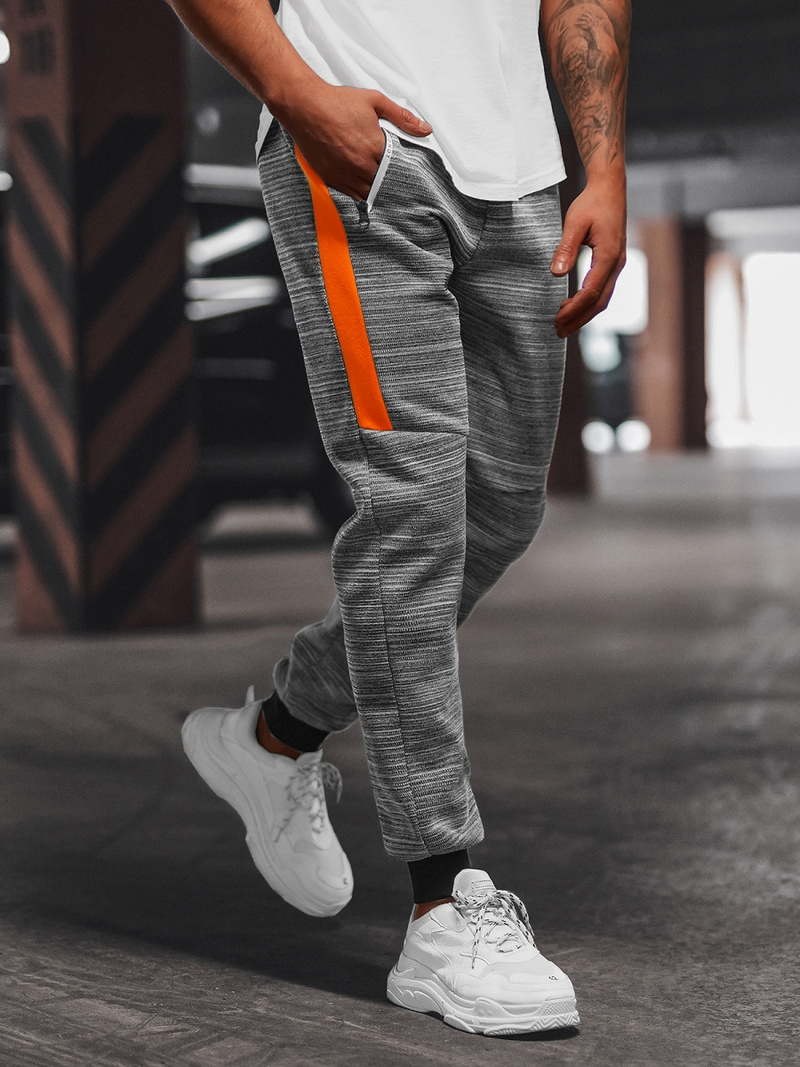 Spodnie dresowe męskie szare OZONEE JS/K60011Z